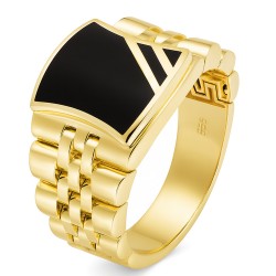 Χρυσό ανδρικό δαχτυλίδι Κ14